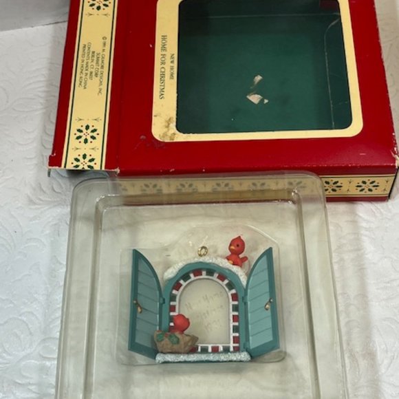 VTG Heirloom Collection 1991 New Home Window Christmas Ornament NIB - Picture 7 of 12